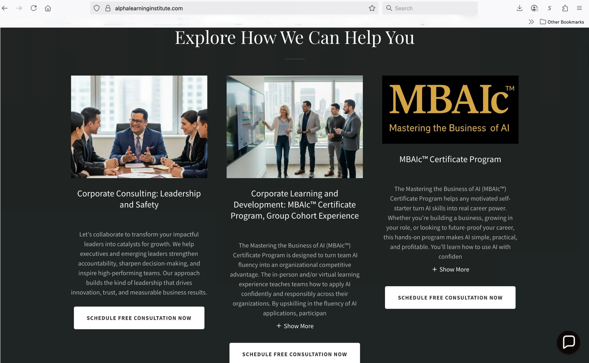 MBAIc™ Certificate Program — Mastering the Business of AI