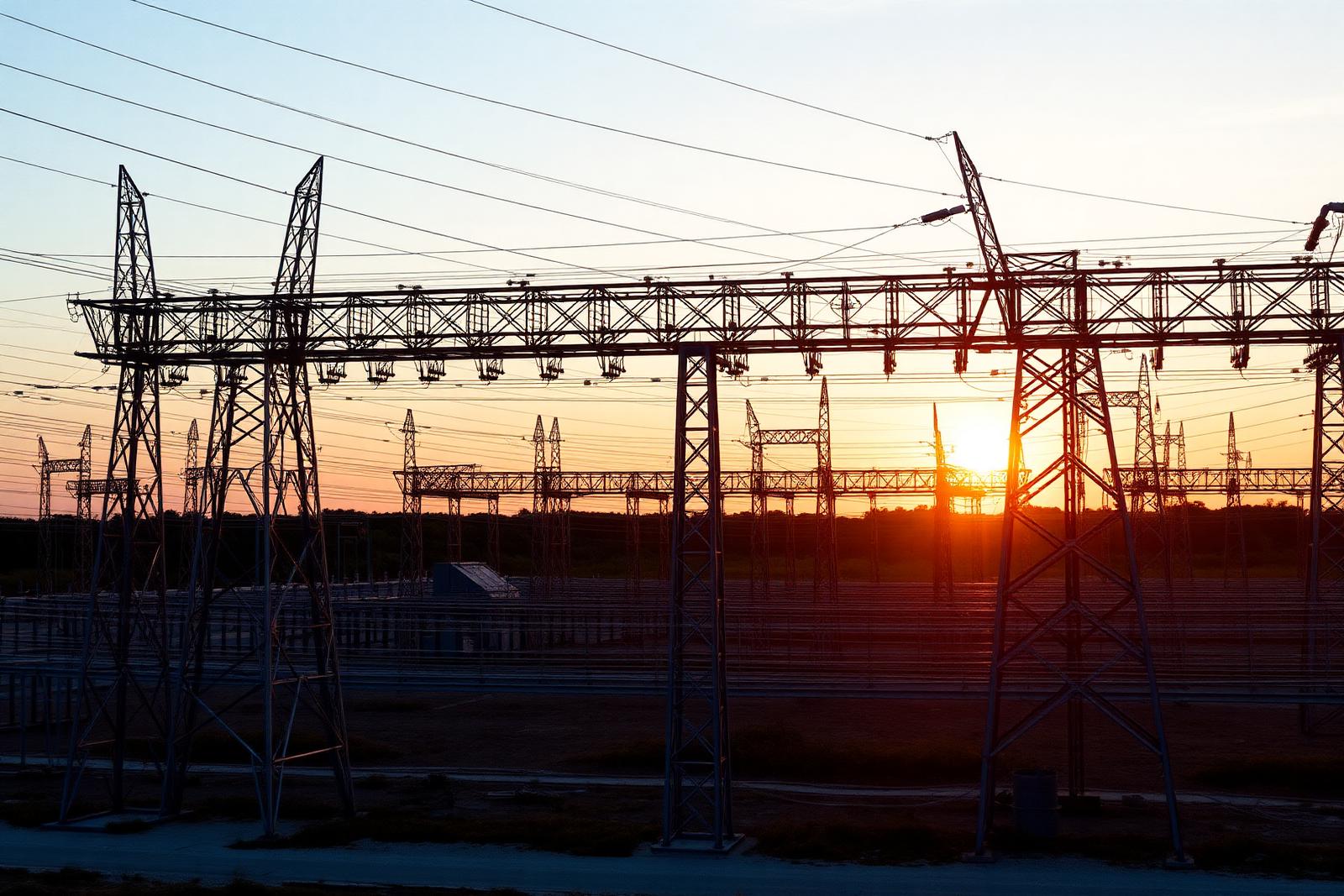 Substation walk-down with crew